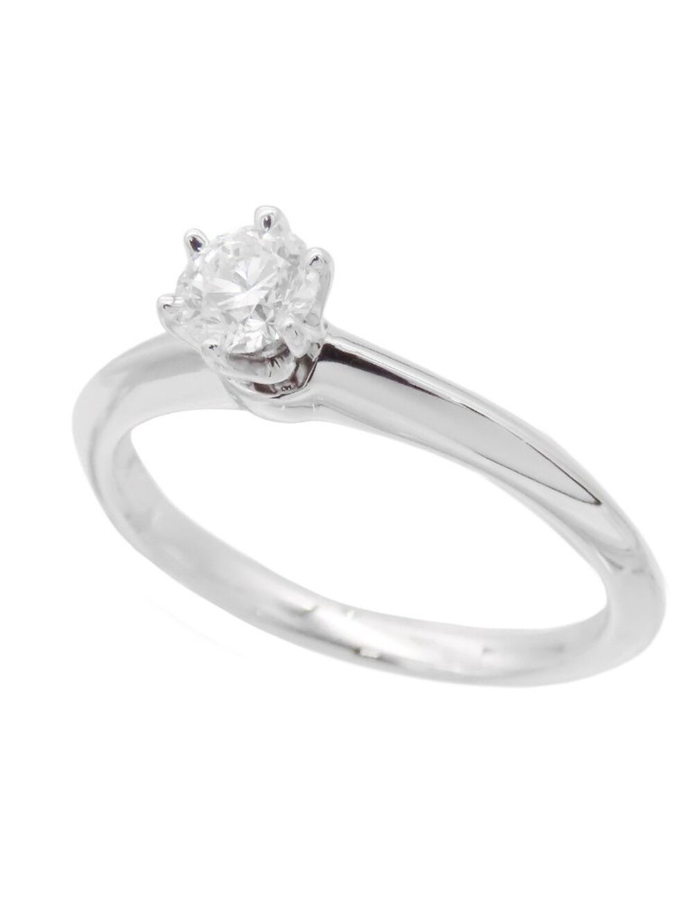 Tiffany & Co Setting Engagement Ring Platinum Diamond